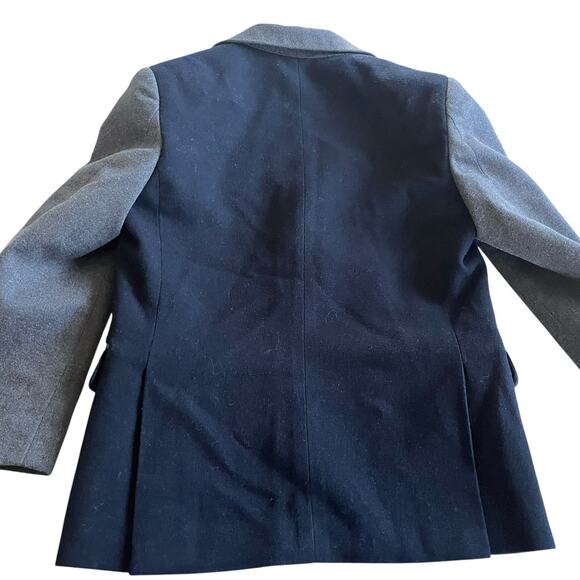 A.X.N.Y.  boys navy gray colorblock sport jacket suit blazer size 5 - Picture 2 of 8
